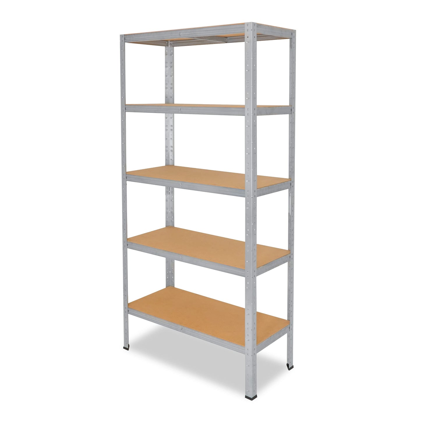 shelfplaza® 200x45x50cm HOME Heavy Duty Shelf galvanized/metal shelf with 5 shelves/cellar shelf metal, garage shelf, workshop shelf or shelf storage shelf/shelving unit metal with 175kg load capacity