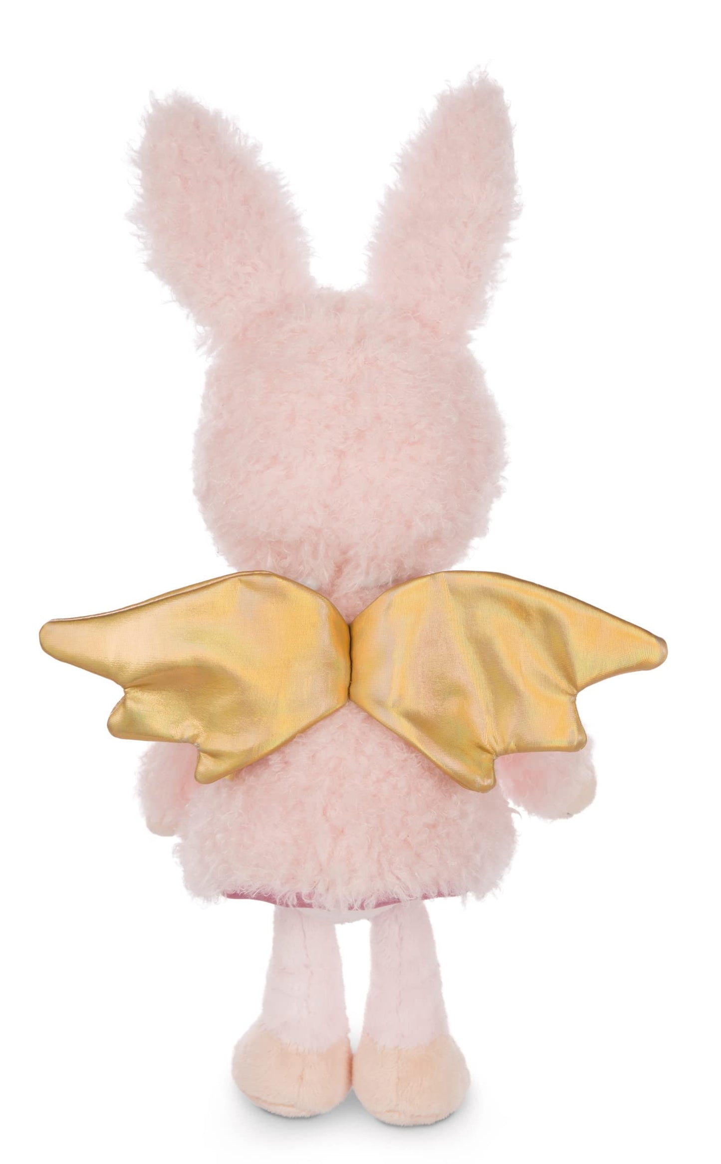 Stuffed animal guardian angel bunny La La Bunnie 30cm with golden heart & wings in gift box - Sheep angel plush toy for girls, boys & babies - cuddly toy for hugging, playing & gifting