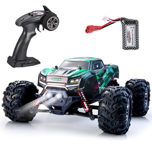 VATOS Remote Control Car 4WD RC Car 26 km/h All Terrain Car 1:20 RC Monster 2.4 GHz Electric Racing Truck RC Crawler Toy Car for Adults and Kids (Green-1)