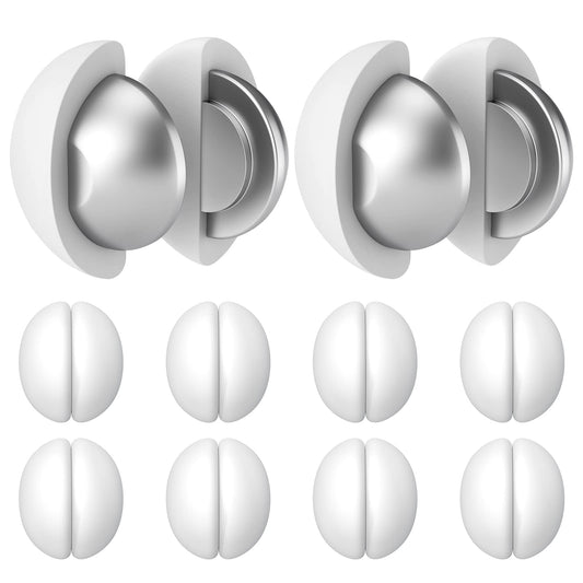 VANZAVANZU Shower Curtain Weights, Rustproof, Shower Curtain Magnets with Silicone Coating to Prevent Blowing Away in the Wind.