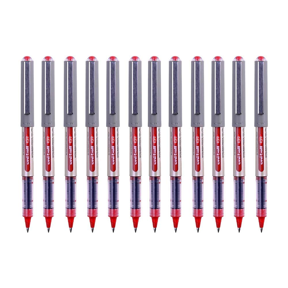 uni-ball Eye Fine UB-157 Rollerball 12-Pack red