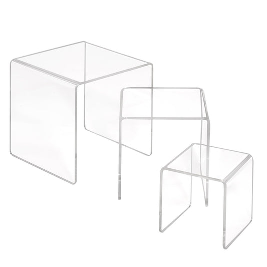 3-piece set of acrylic decorative bridges/pedestals/U-stands/U-display stands/decorative angles/acrylic