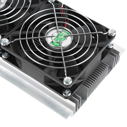 12V 12A thermoelectric Peltier cooling system semiconductor cooler DIY kit mini air conditioning refrigerator.