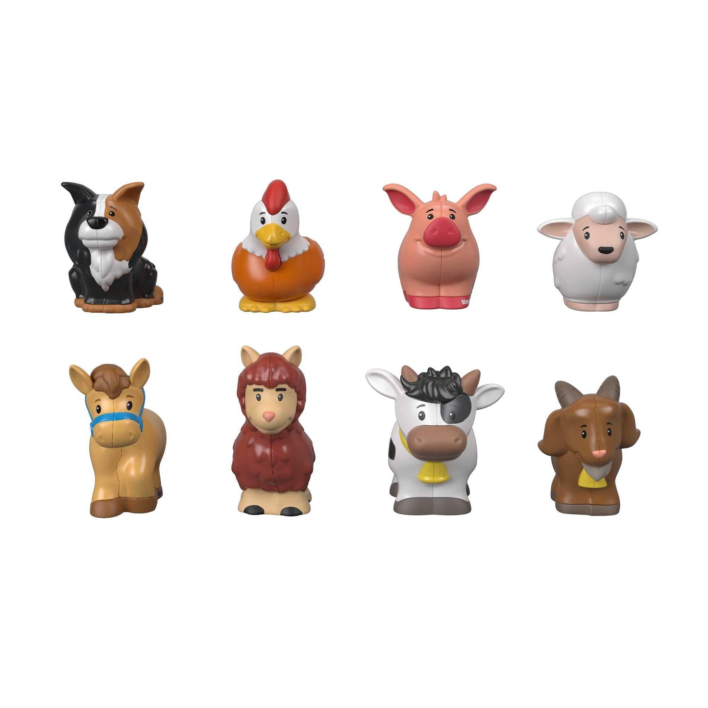 Fisher-Price GFL21 - Little People Farm Set, 8 cute animal figures for the farm, toy gift for kids aged 1 year and up.