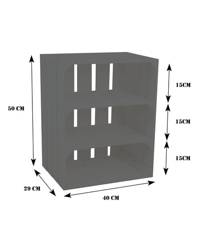 2-piece fruit crate Johanna storage box wine crates shelf crates storage crates standing shelf wine crates wooden crates bookshelf wine rack