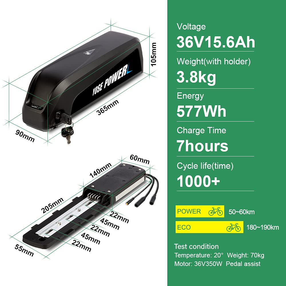 SHIMOST 28 Inch 700C E-Bike Conversion Kit 36V250W Front Motor with 36V15.6Ah Li-ion Battery Pack for Front Wheel, Integrated Controller, LCD Display, PAS Sensor.