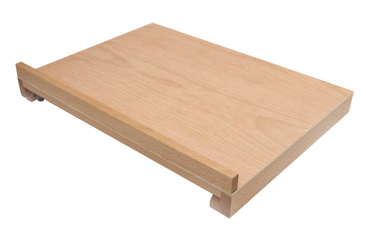 Paintersisters® table easel drawing board + workstation size A3 compact - 30 x 43 cm, beech wood, for painting + sketching, acrylic, watercolor, pencil or charcoal
