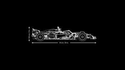 LEGO Technic Ferrari SF-24 F1 race car - adult model car - Formula 1 collectible set - V6 engine, gearbox, steering, and DRS in 1:8 scale - Gift for motorsport & race car fans 42207