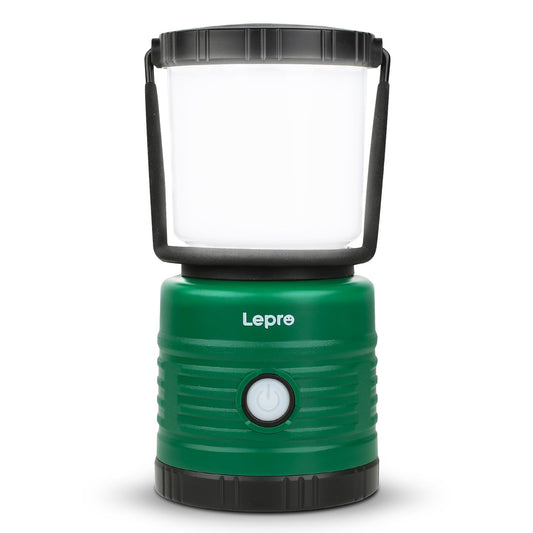 Lepro camping lamp, super bright 1500 lumens outdoor light, 4 lighting modes battery operated searchlight, waterproof emergency light for power outages, hiking, emergency, fishing, and more.