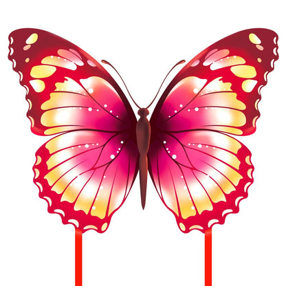 Mint's Colorful Life Butterfly Kite Dragon Kite for Kids and Adults (Pink)