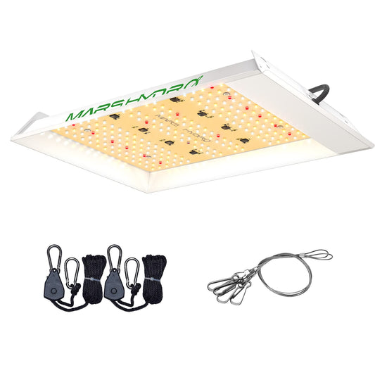 Mars Hydro TS600 LED Grow Light full spectrum UV IR plant lamp for indoor plants seeds bud vegetable flower for 45x45cm, 60x60cm grow tent.