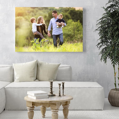 GP TONER Your photo on canvas Personalized photo Your own image on canvas with wooden frame Art print picture Photo 100x70 cm