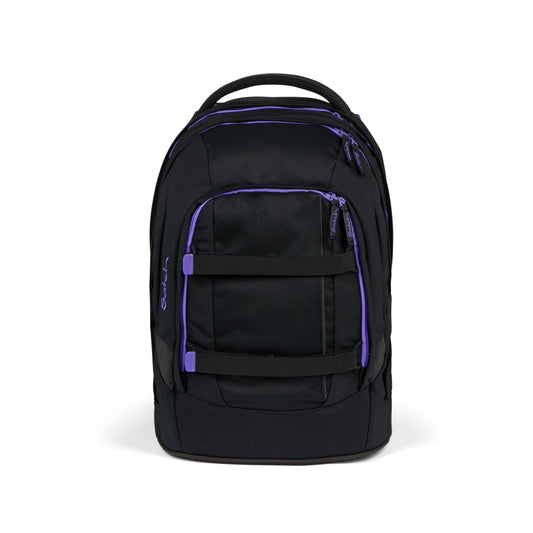 Satch Pack school backpack set 3-piece including pencil case and gym bag (Purple Phantom)