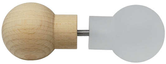 elig Türknauf set for sauna outside acrylic, inside wood