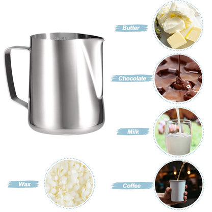 TEPENAR DIY candle making kit - Complete set with beeswax, stainless steel cup, jars, wicks & tools - Creative gift for Mother's Day.