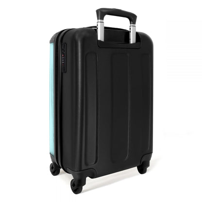 NoBoringSuitcases.com® Kids Suitcase Teenage Girls Gifts Trolley Carry-On Suitcase Luggage Children - Flamingo - Pink - Blue - Kids Suitcase Girls, 55x40x20