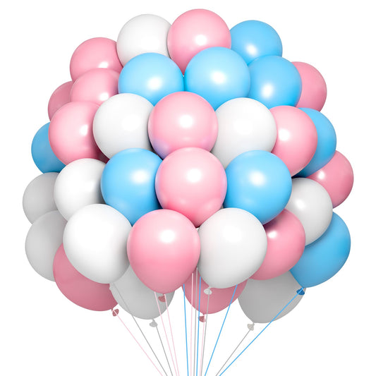 Balloons White White balloons 300 pieces balloons Pink Pink balloons Blue Blue balloons Light blue balloon garland White Balloon Garland White Balloons