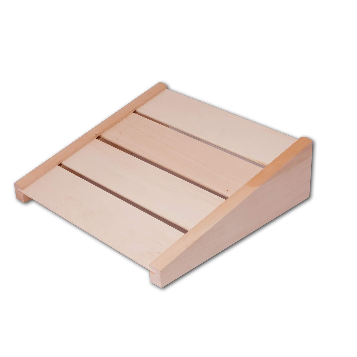 Hofmeister Wood Products Sauna Headrest, 39 cm, relieves neck and shoulder muscles, for relaxed relaxation, stable & non-slip neck support, made of linden wood for infrared saunas.
