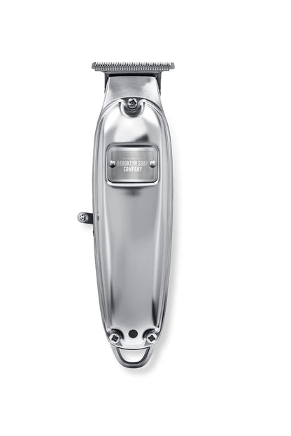 Brooklyn Blade® · Brooklyn Soap Company · Professional home beard trimmer · Stainless steel trimmer with 5 attachments for all beard lengths