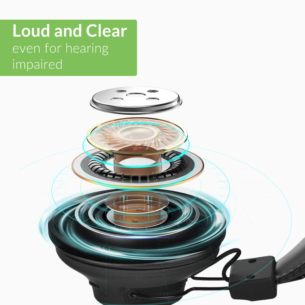 Avantree HT41899 Dual Bluetooth 5.0 Wireless TV Headphone Set with Transmitter and Stand (Digital Optical AUX RCA), 40 Hrs TV Headphones for Seniors, Plug-and-Play, No Delay.