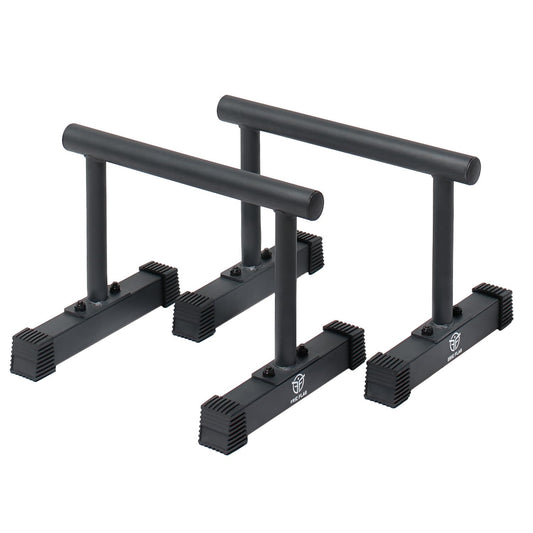 Eric Flag - Parallettes Push Up Bars, Parallettes Calisthenics Steel Non-Slip - Calisthenics Equipment for Gym, Strength Training, Bodyweight - Handstand Bars (Square Style)