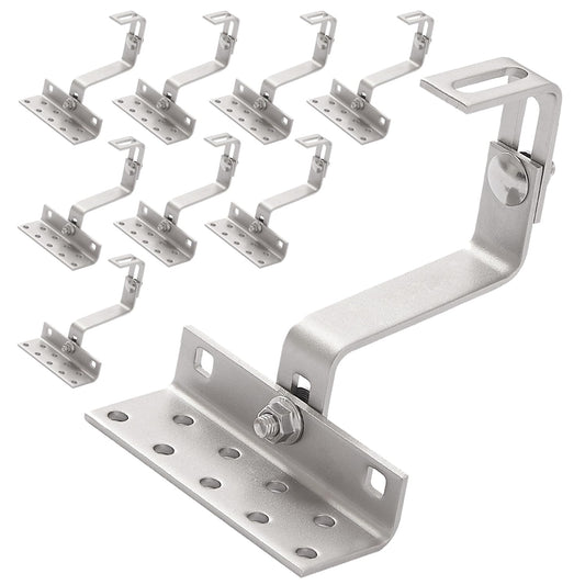 8x roof hooks 115mm photovoltaic solar modules PV tile roof mount