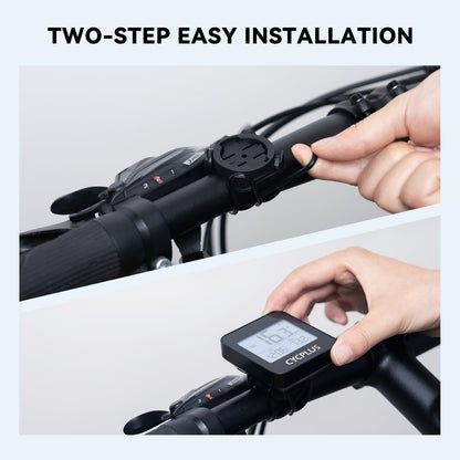 CYCPLUS GPS Bike Computer Wireless Bicycle Speedometer Bike Computer IPX6 Waterproof Odometer GPS Speedometer Cycling G1 (New Upgraded)