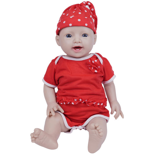 IVITA full body silicone reborn baby doll newborn baby doll real baby doll handmade blue eyes soft baby doll girl (WG1508-51cm-3999g-girl)