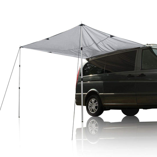 your GEAR Motorhome Tarp 260 x 240 Sunshade including poles for camping bus van car UV 50+ protection waterproof 5000mm