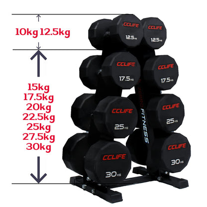 ZERRO Dumbbell Rack Professional Dumbbell Stand Dumbbell Shelf Dumbbell Rack 300kg Capacity