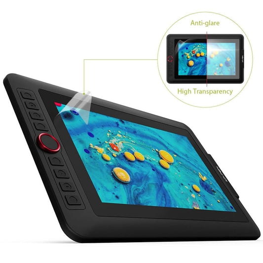 XP-Pen Artist 12 graphic display, graphic monitor, drawing pen tablet, pen display. 1920 x 1080 HD IPS with touch bar. Drawing pen with eraser for remote learning and home office.