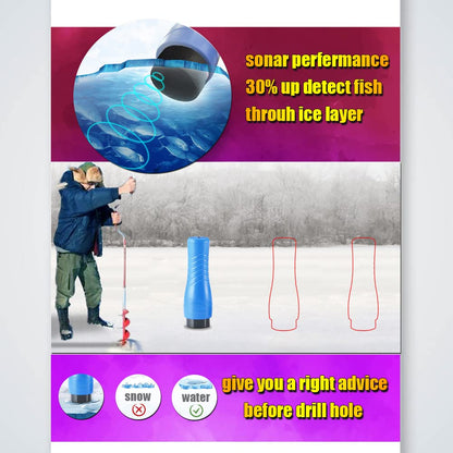 LUCKY Portable Fish Finder Fish Detector Device Handheld Depth Finder for Boat Kayak Canoe Pontoon Jon Boat Jet Ski Float Tubes Ice Fishing Fish Finder Shore Fishing Gifts for Men