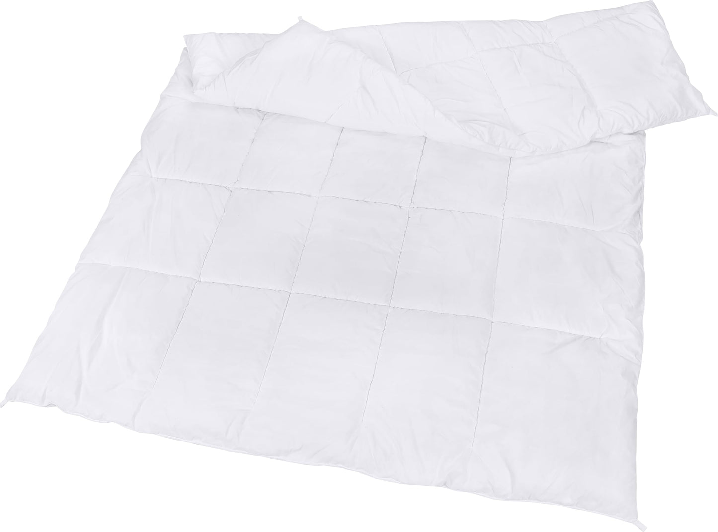 Utopia Bedding Comforter 220 x 240 cm, Duvet 370 GSM Filling, Plush Comforter, All Season Duvet, Quilted Comforter, Alternative Comforter, Super Soft Cozy (White)