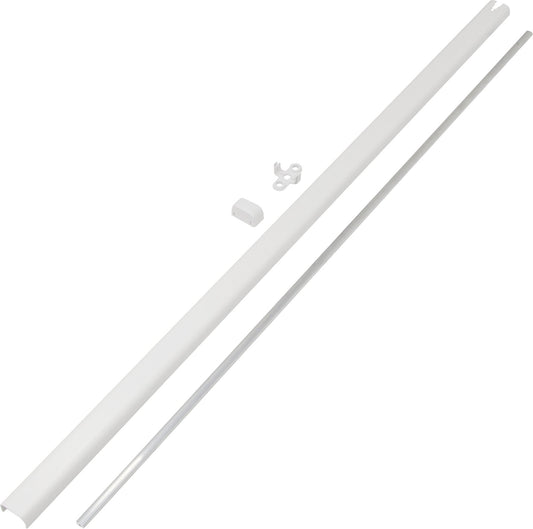 ABUS rod set FOS/FSA - locking bars for window locks FOS550/A, FOS650/A and FSA3550 - 118 cm long - 12026 - 2-piece set - White