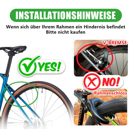 RBRL Bicycle Fender Set, Universal 28 Inch Bike Fender, Adjustable and Easy to Install Mudguard (Wheel Protection for Gravel Bikes, Road Bikes)