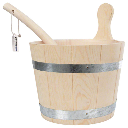 Sauna set: infusion bucket + ladle, sauna bucket sauna ladle, sauna infusion bucket