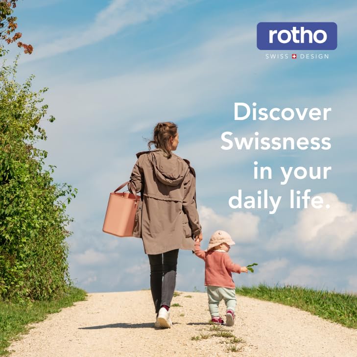 Rotho Loft Set Storage Containers 5 pcs. LOFT, plastic (PP) BPA-free, transparent, (32.3 x 22.3 x 16.6 cm)