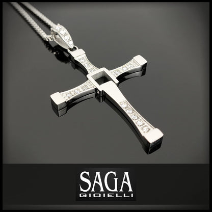 SAGA GIOIELLI® necklace Fast and Furious stainless steel incl. gift box