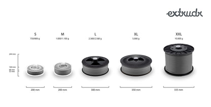 extrudr® XPETG MATT ø1.75mm (1kg) 'BLACK' - 3D printer filament - Made in Austria - highest quality at a fair price!