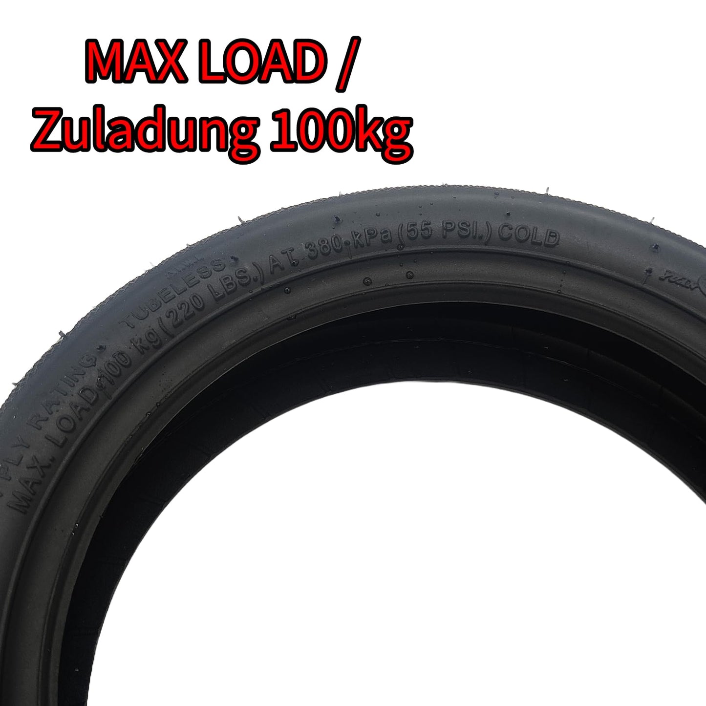 escootervision Tires Tubeless 60/65-6.9 for Ninebot Max G2 G2D Rear Wheel with Gel Layer OEM