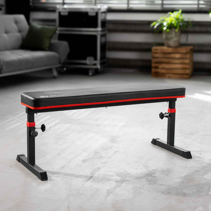 Hop-Sport Folding Adjustable Weight Bench - Home Workout Bench, Fitness Equipment for Strength Training & Bench Press, supports up to 200 kg.