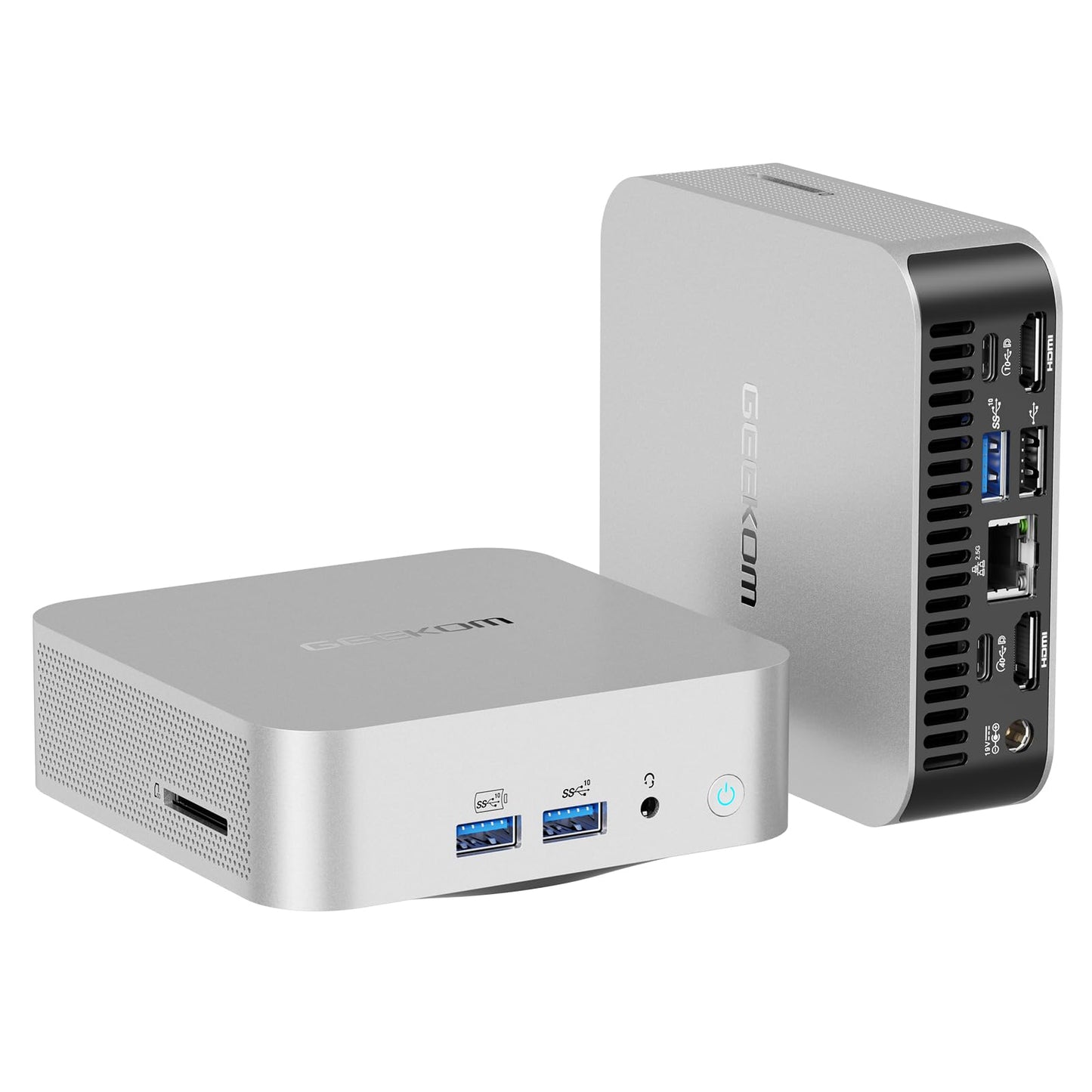 GEEKOM A8 Mini PC with AMD Ryzen 7 8745HS (3-year warranty), 32GB DDR5 & 1TB SSD Windows 11 Pro Mini Computer, AMD Radeon 780M | 6x USB | 8K | IceBlast 2.0 Cooling System | Compact Desktop PC for Home Office.