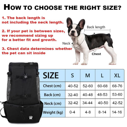 1-25 kg dog carrier with drawstring, ventilated pet backpack for small to medium dogs, daily puppy carrier for walks, outdoor, safety, convenient, lightweight.
