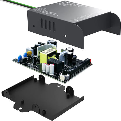 UHPPOTE AC 110-240V to DC 12V 3A Power Supply for Door Access Control Universal Voltage