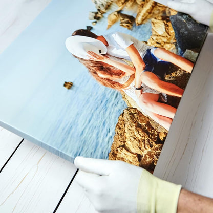 GP TONER Your photo on canvas Personalized photo Your own image on canvas with wooden frame Art print picture Photo 100x70 cm