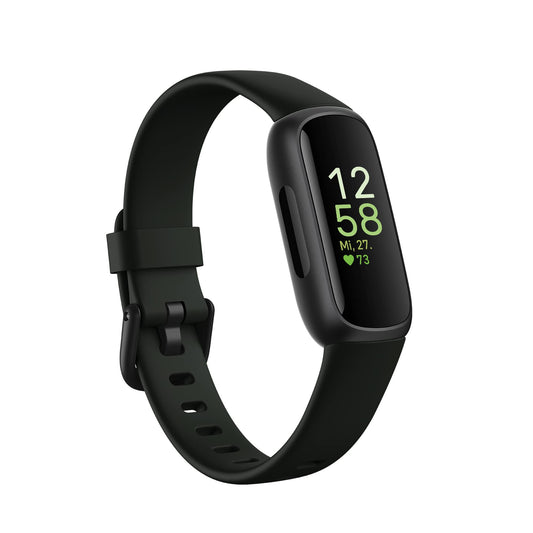 Google Fitbit Inspire 3 - Health & Fitness Tracker for women/men - Heart rate monitoring, stress management, sleep analysis & up to 10 days of battery life - Fitness watch compatible with Android/iOS