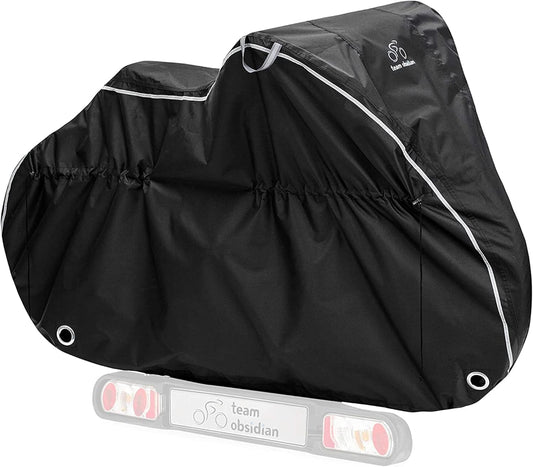 TeamObsidian bike shed weatherproof - bike cover waterproof - 300D bike garage outdoor - 1 to 3 bikes - bike tarp bike cover - bike protection cover on the go
