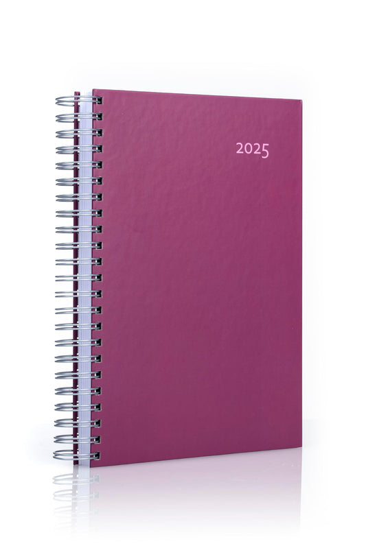2025 The BIG Thick - A4 Calendar - BLACKBERRY (purple) by edition cumulus - MADE IN GERMANY - ample space for your daily appointments - perfect for office and home