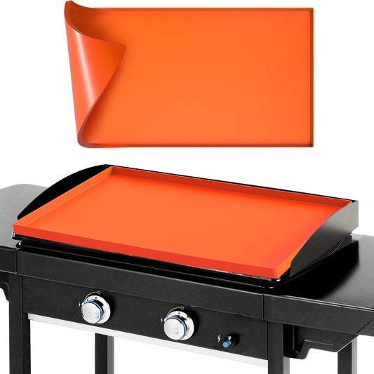 71.1 cm Blackstone griddle grill mat, silicone protective mat, durable food-grade silicone grill cover for year-round cooking, protects grill from rodents, insects, and rust.