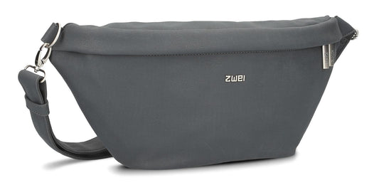 Two ladies hip bag Mademoiselle.M MH80, Big Fanny Pack for women, 3 liters, water-repellent, soft faux leather, waist bag, crossbody bag, 3-in-1, comfortable chest bag, belt bag & hip bag.